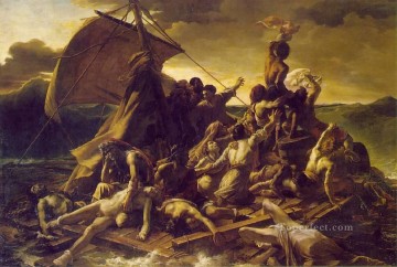  Romanticist Oil Painting - Raft of the medusa MHA Romanticist Theodore Gericault